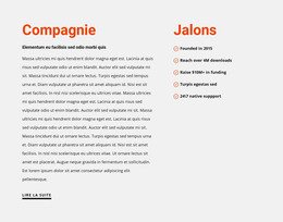 Jalons - Modèle De Page HTML
