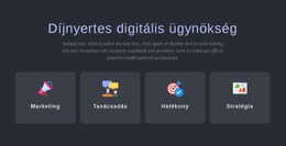 Díjnyertes Ügynökségi Szolgáltatások – Reszponzív Webhelysablonok