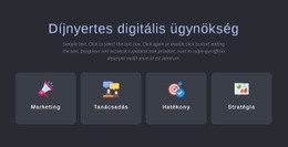 Díjnyertes Ügynökségi Szolgáltatások – Reszponzív WordPress Téma