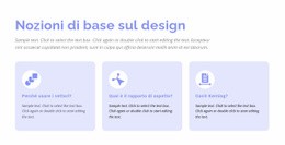 Nozioni Di Base Sul Design - Modello Di Sito Web Personale