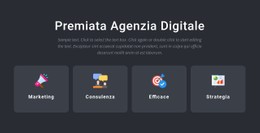 Servizi Di Agenzia Pluripremiati Modello Di Pagina Di Destinazione