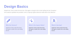 Design Basics - Beautiful One Page Template