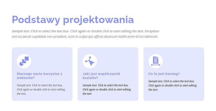 Podstawy projektowania Szablon CSS