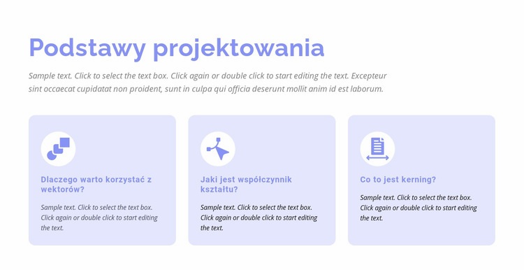 Podstawy projektowania Szablon HTML5