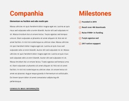 Milestones - Design De Site Responsivo