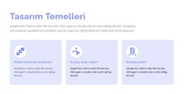 Tasarım Temelleri - Kullanımı Kolay Web Sitesi Modeli