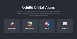 Ödüllü Ajans Hizmetleri - Duyarlı WordPress Teması