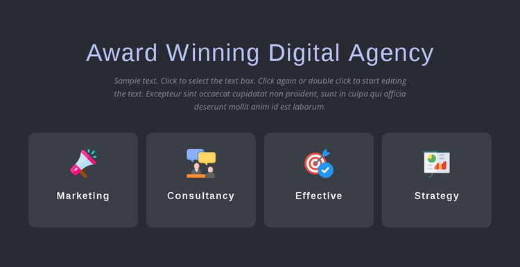 Award winning agency services Website Builder Software
