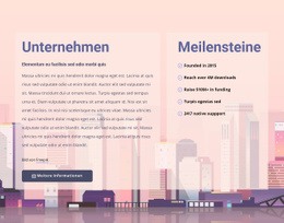 Über Entwicklungsfirma - HTML5-Vorlage