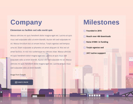 About Development Company - Beautiful One Page Template