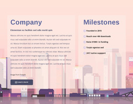 About Development Company - Site Mockup