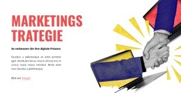 Gemeinsame Strategie - Einfaches Website-Design
