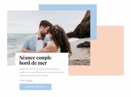 Séance Couple En Bord De Mer - Modèle De Site Web Joomla