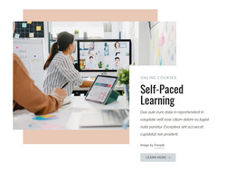 Most Creative HTML5 Template For Self-Paced Learning