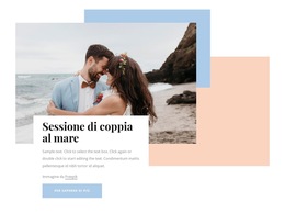 Sessione Di Coppia In Riva Al Mare - Modello Di Sito Web Aziendale Premium