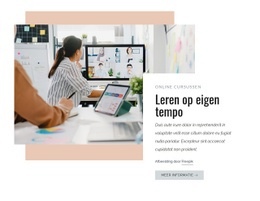 Leren In Je Eigen Tempo - Geweldig Websitemodel