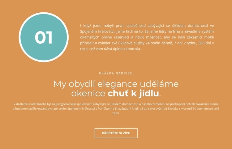 Automatizace funguje Šablona HTML