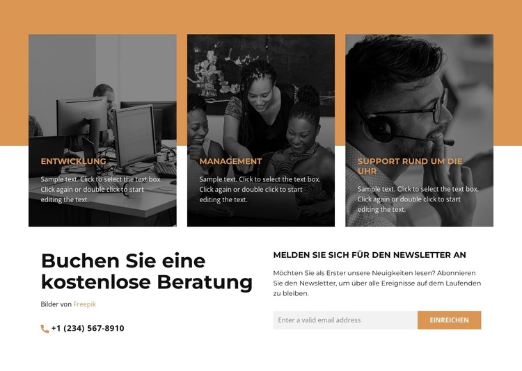 Senden Sie Ihr Deck per E-Mail CSS-Vorlage