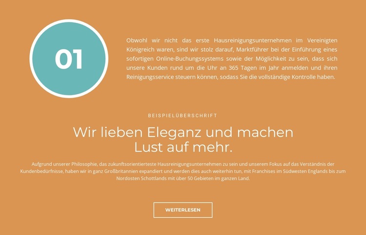 Automatisierung funktioniert Website-Vorlage