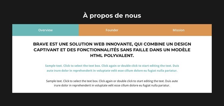 Apprenez les bases Modèles de constructeur de sites Web