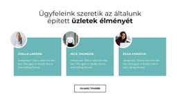 Reszponzív Websablon A Következőhöz: Az Egész Csapatnak