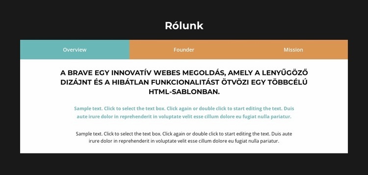 Tanuld meg az alapokat Weboldal sablon