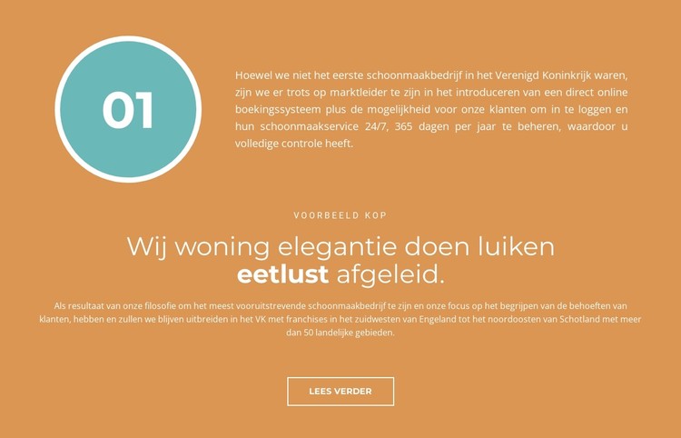 Automatisering werkt CSS-sjabloon