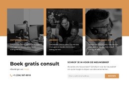 E-Mail Je Kaartspel Website-Ontwerp