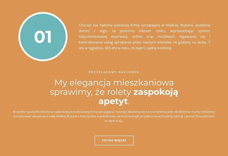 Automatyzacja działa Kreator witryn internetowych HTML