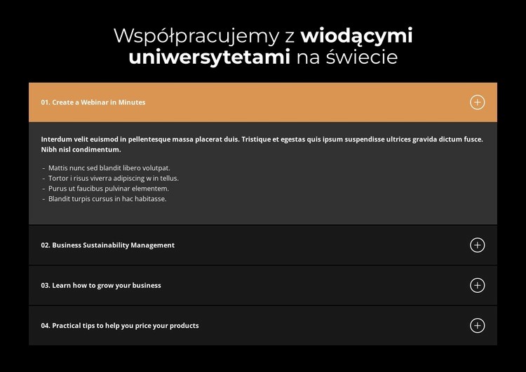 Platforma, której możesz zaufać Kreator witryn internetowych HTML