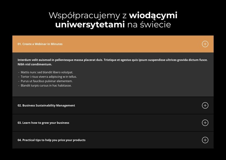 Platforma, której możesz zaufać Projekt strony internetowej