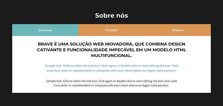 Aprenda o básico Modelos de construtor de sites