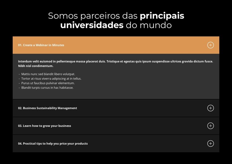 Uma plataforma em que você pode confiar Template CSS