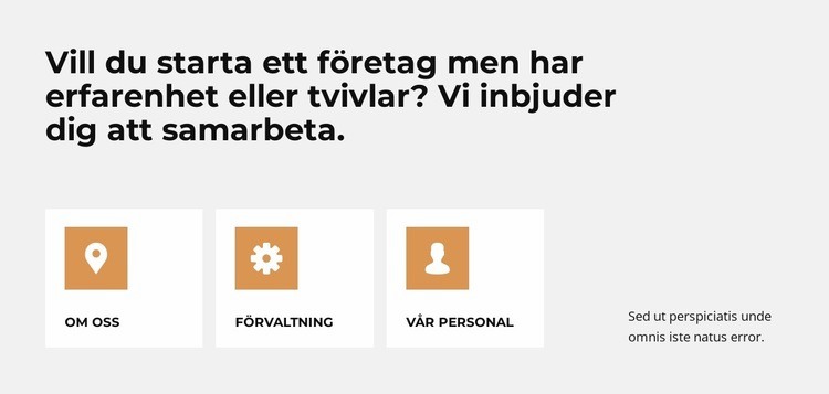 Världens bästa företag HTML-mall