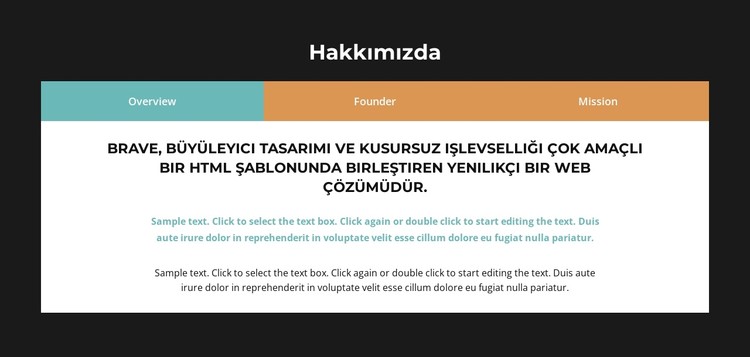 Temel bilgileri öğrenin CSS Şablonu