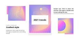 2021 Gradient Trends Free Website