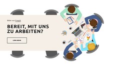 Zusammenarbeit - Vollständig Responsive Vorlage