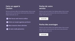 Beaucoup De Texte Dans Les Colonnes - Maquette De Site Web Professionnel Personnalisable