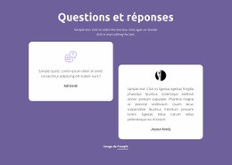 Réponses Rapides - Site Web Gratuit D'Une Page