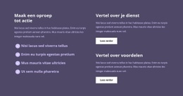 Premium HTML5-Sjabloon Voor Veel Tekst In Kolommen