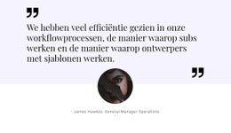 Belangrijke Mening Sjabloon