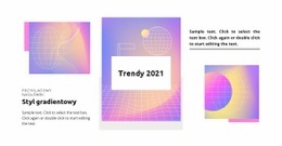 Trendy Gradientowe 2021 – Utwórz Niesamowity Szablon