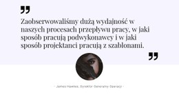 Kolumna Szablonu Siatki CSS Dla Ważna Opinia