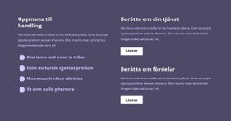 Bootstrap HTML För Mycket Text I Kolumner