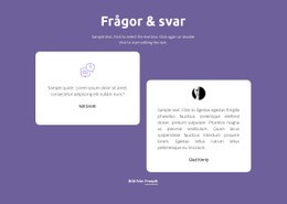 HTML-Sida För Snabba Svar