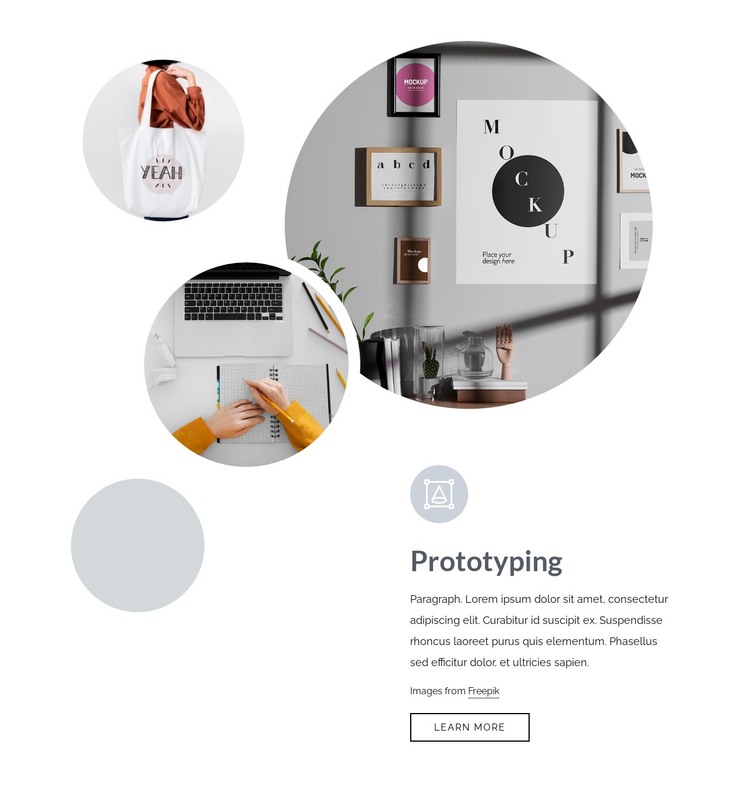Prototyping HTML Template
