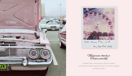 Oszałamiający, Czysty Kod Dla Wystawa Samochodów Retro