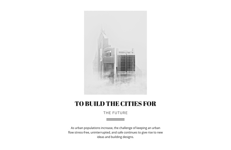 Skyscraper construction Squarespace Template Alternative