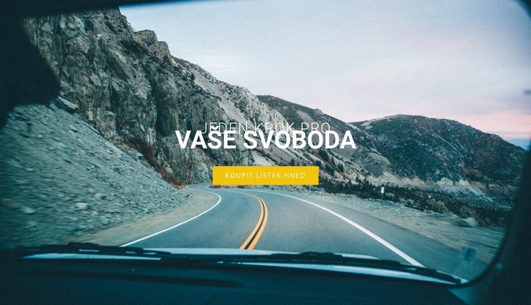 Pojďme k vaší svobodě Webový design