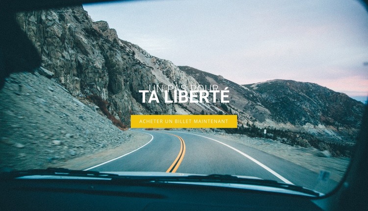 Allons à ta liberté Conception de site Web